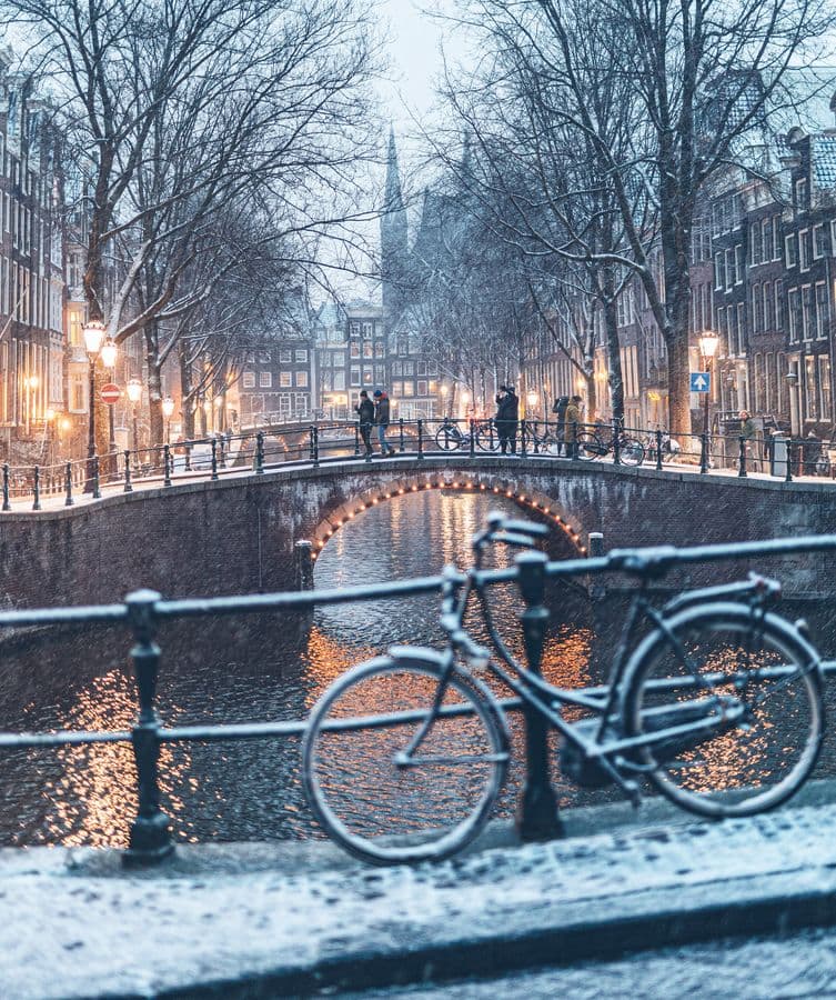 frozen bicycle